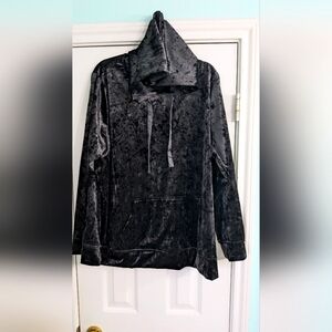 Black Velvet Hoodie